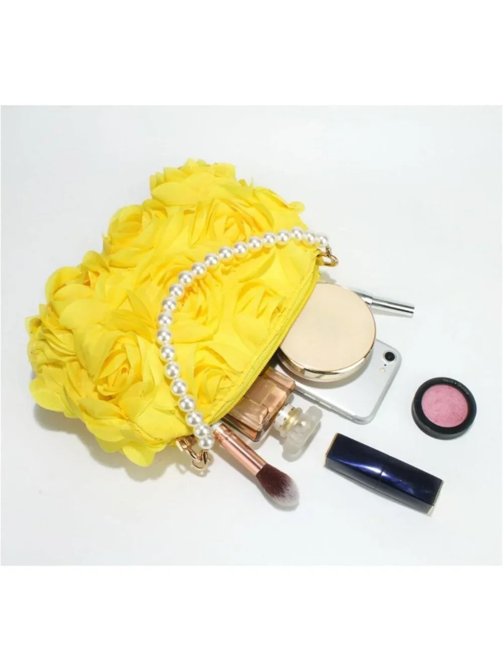 Chic 3D Floral Clutch Purse for Women | Elegant Evening Handbag, Perfect for